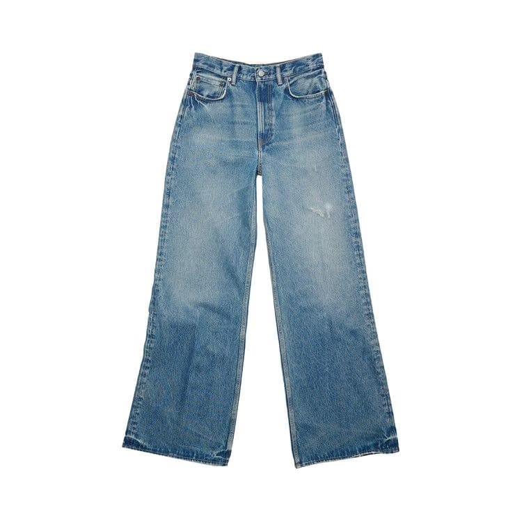 Acne Studios Relaxed Fit Jeans Mid Blue