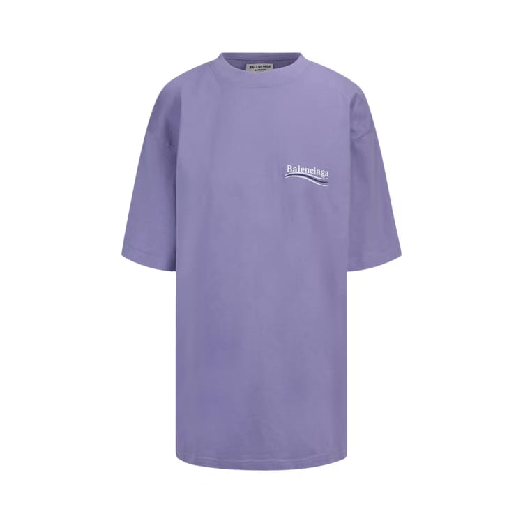Balenciaga Political Campaign T-Shirt Purple