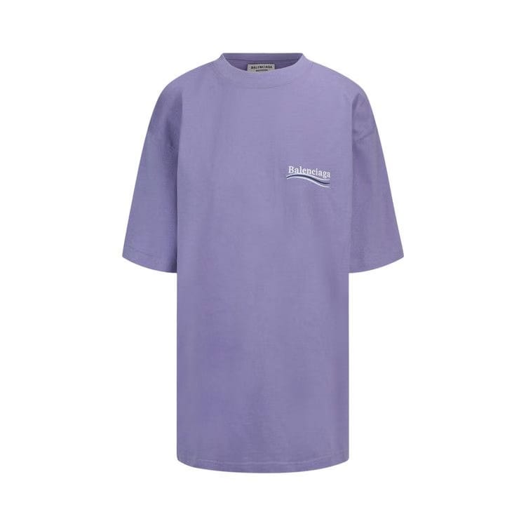 Balenciaga Political Campaign T-Shirt Purple