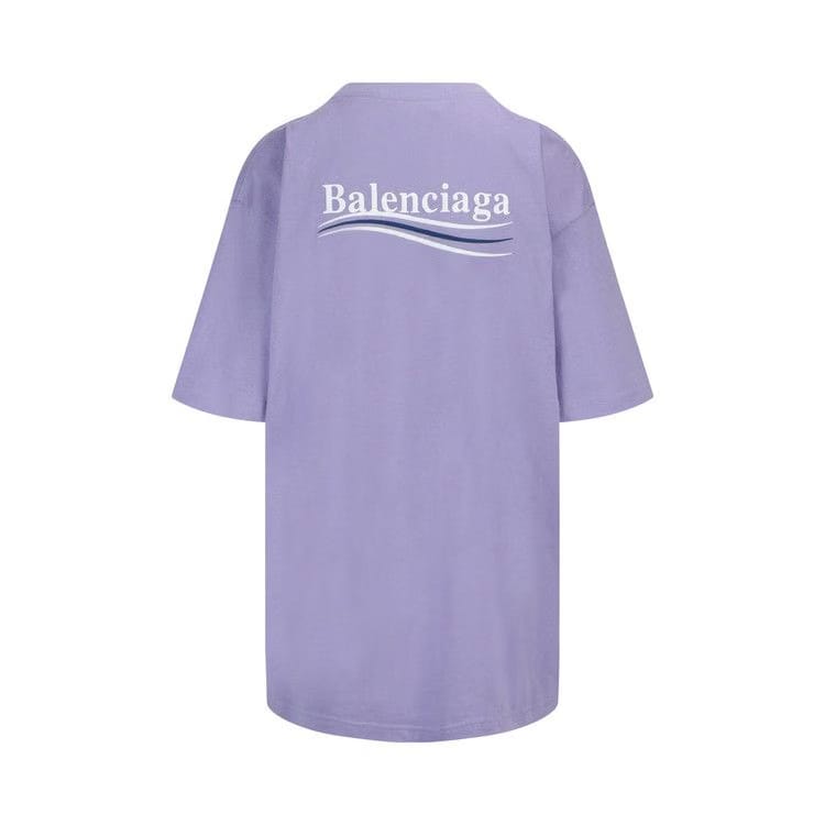 Balenciaga Political Campaign T-Shirt Purple