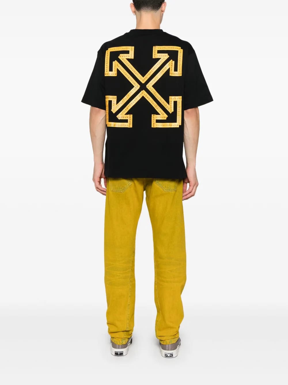 Off-White tape-arrow short-sleeve T-Shirt Black