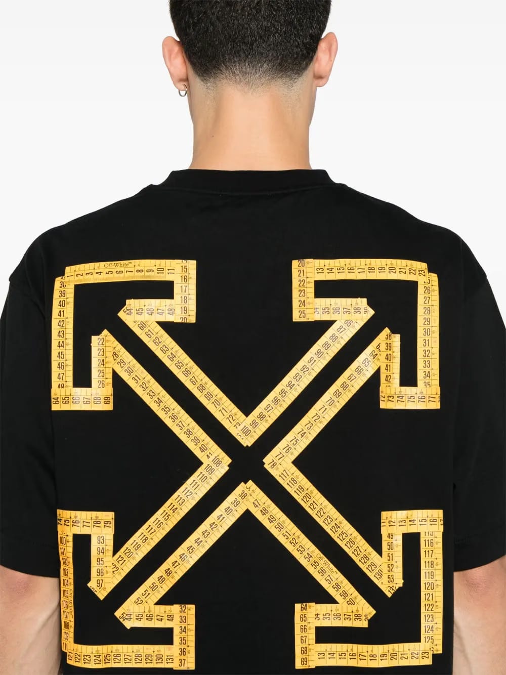 Off-White tape-arrow short-sleeve T-Shirt Black