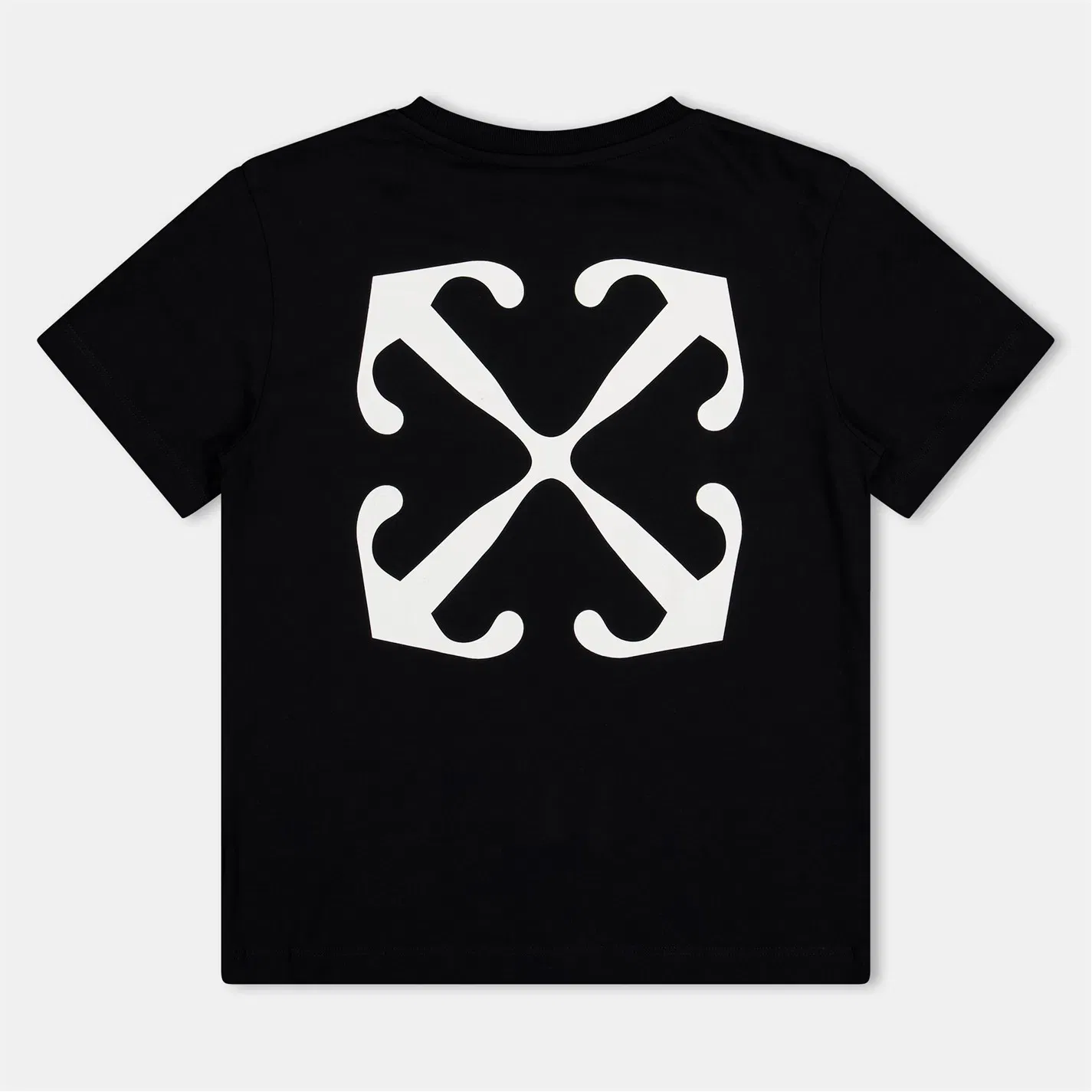 OFF WHITE Kids Regular Fit T-Shirt Black