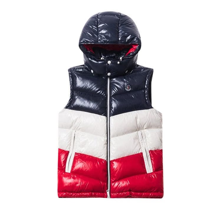 Moncler Genius x Kith Pelat Down Vest Navy/White/Red