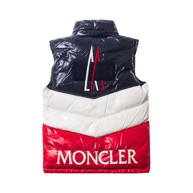 Moncler Genius x Kith Pelat Down Vest Navy/White/Red