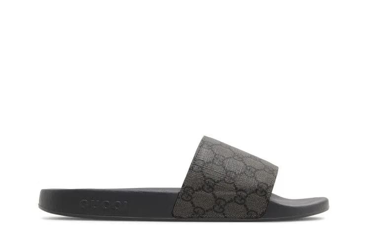 Gucci Slide Grey Monogram