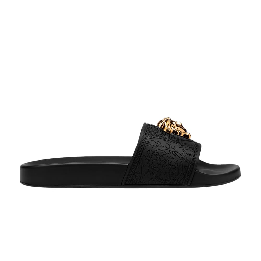 Versace Wmns Palazzo Medusa Pool Slide 'Black'