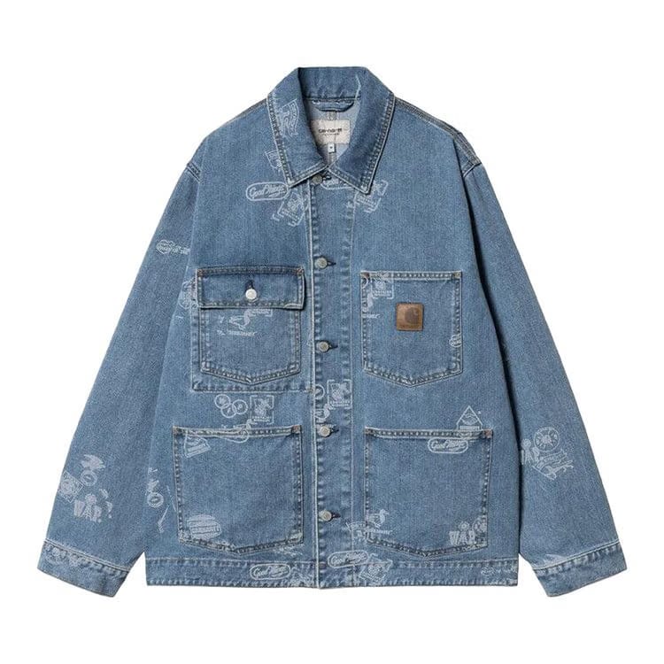 Carhartt WIP Stamp Jacket Stamp Print Blue
