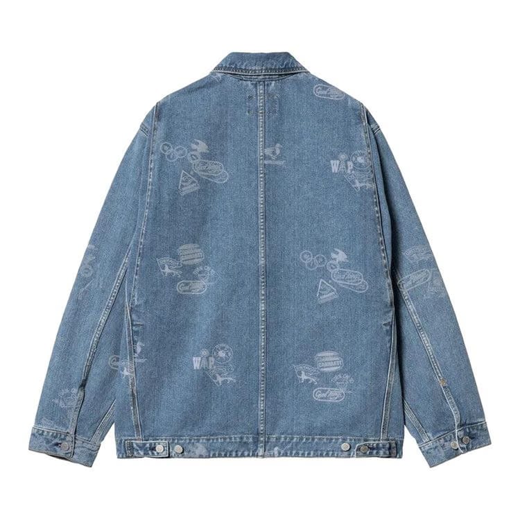 Carhartt WIP Stamp Jacket Stamp Print Blue