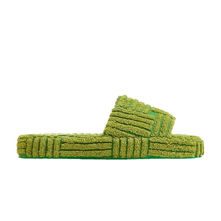 Bottega Veneta Wmns Resort Sponge Slide 'Parakeet Kiwi'