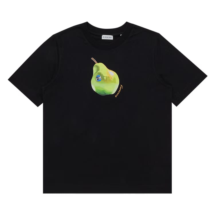 Burberry Painted Pear T-Shirt Black