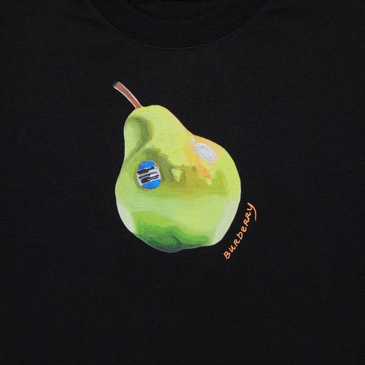 Burberry Painted Pear T-Shirt Black