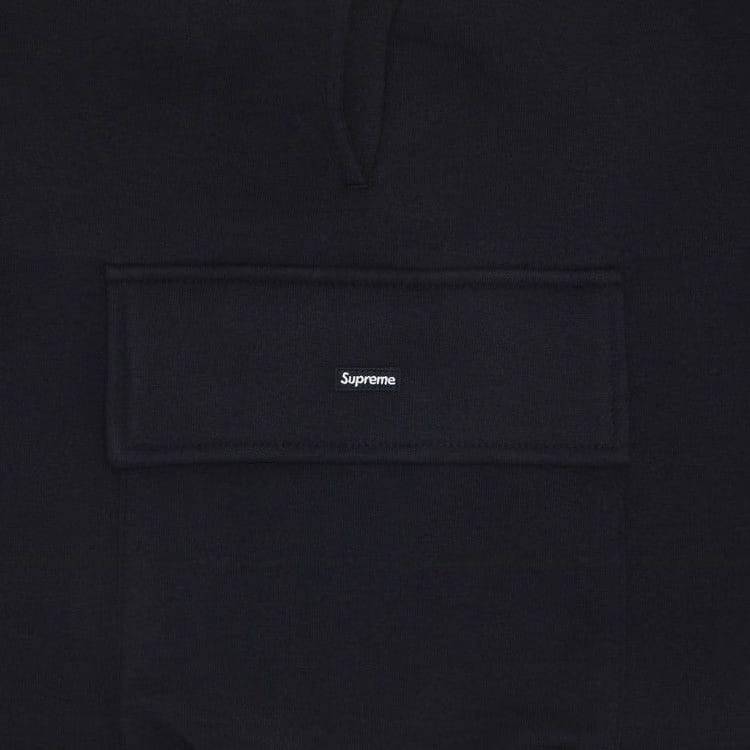 Supreme Small Box Baggy Cargo Sweatshort Black