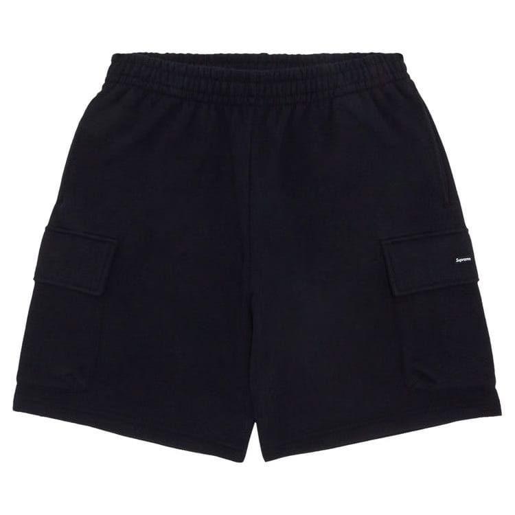 Supreme Small Box Baggy Cargo Sweatshort Black