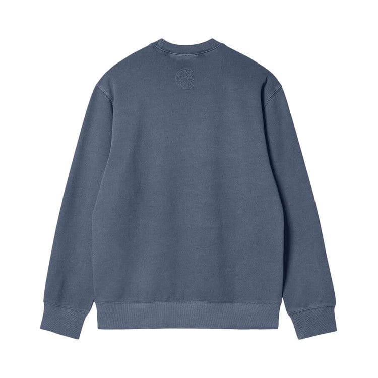 Carhartt WIP Verse Script Sweatshirt Storm Blue