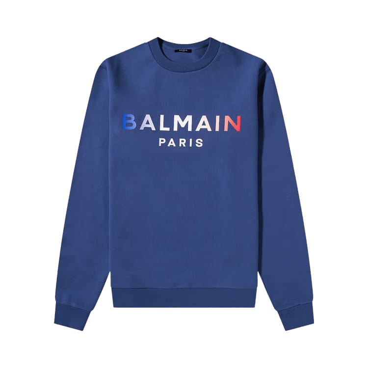 Balmain Gradient Crewneck Bleu Marine