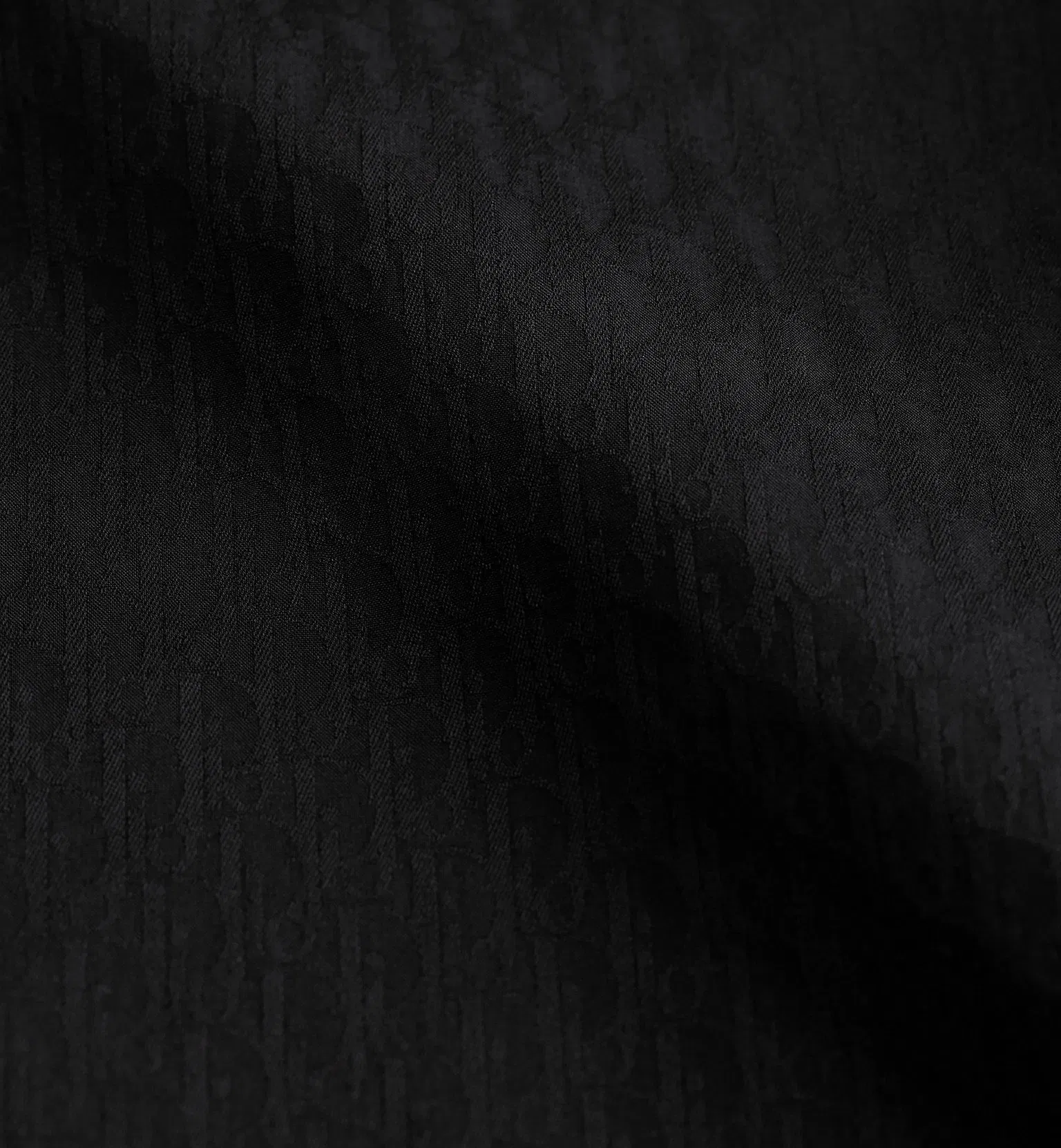 Dior Oblique Shirt Black Cotton Jacquard