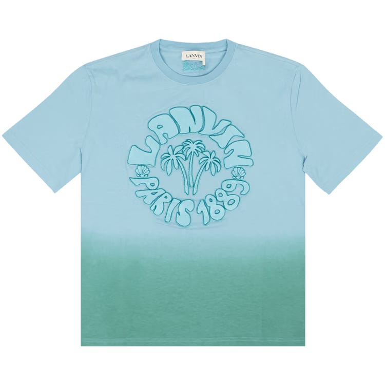 Lanvin Wave T-Shirt Teal