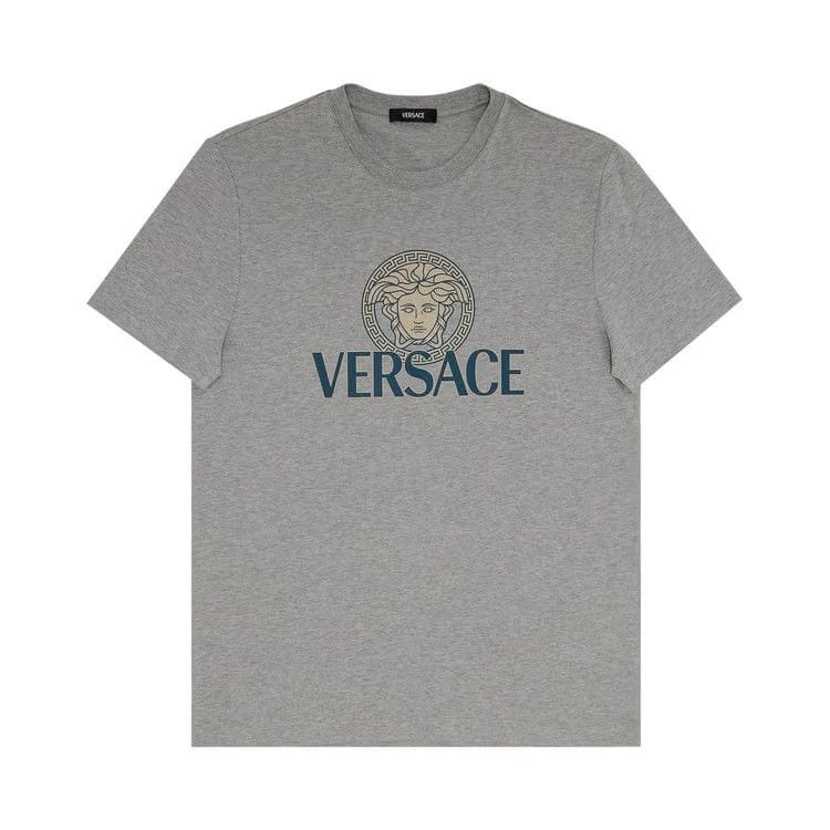 Versace Medusa Logo T-Shirt Light Grey