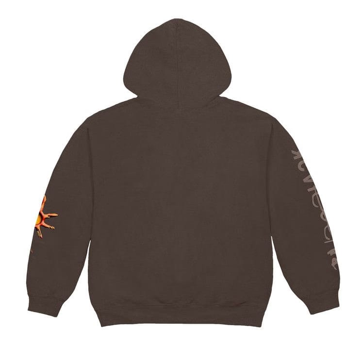Cactus Jack by Travis Scott Reverse Dog Zip Up Hoodie Brown