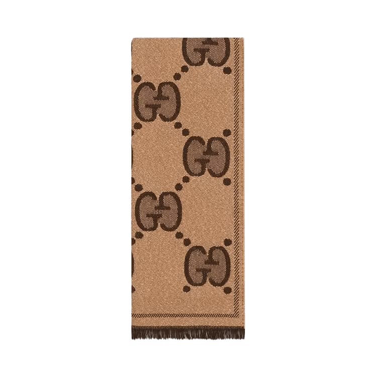 Gucci Scarf Beige/Darkbrown