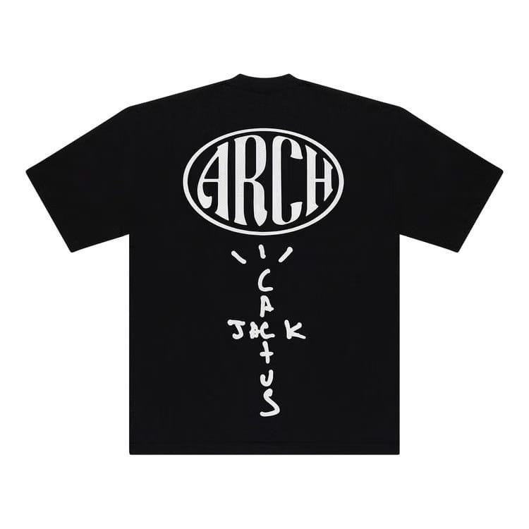 Cactus Jack by Travis Scott x Virgil Abloh x ARCH Paper Plane T-Shirt Black