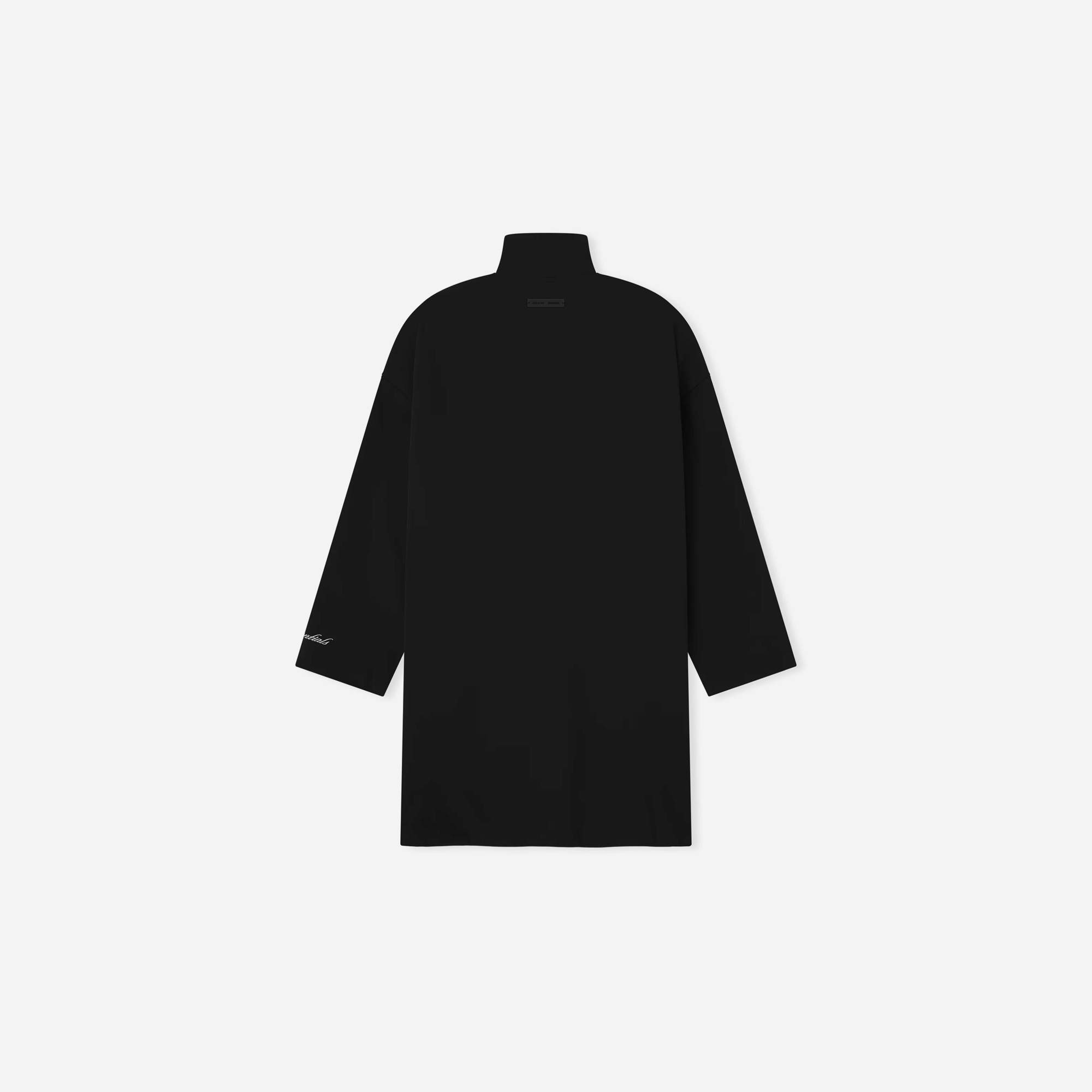 Fear of God Essentials Sporty Nylon High Neck Jacket Jet Black