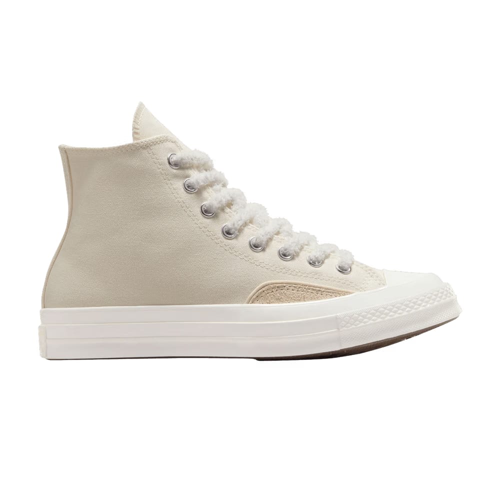 Chuck 70 Luxe High Light Dune Fuzzy Laces