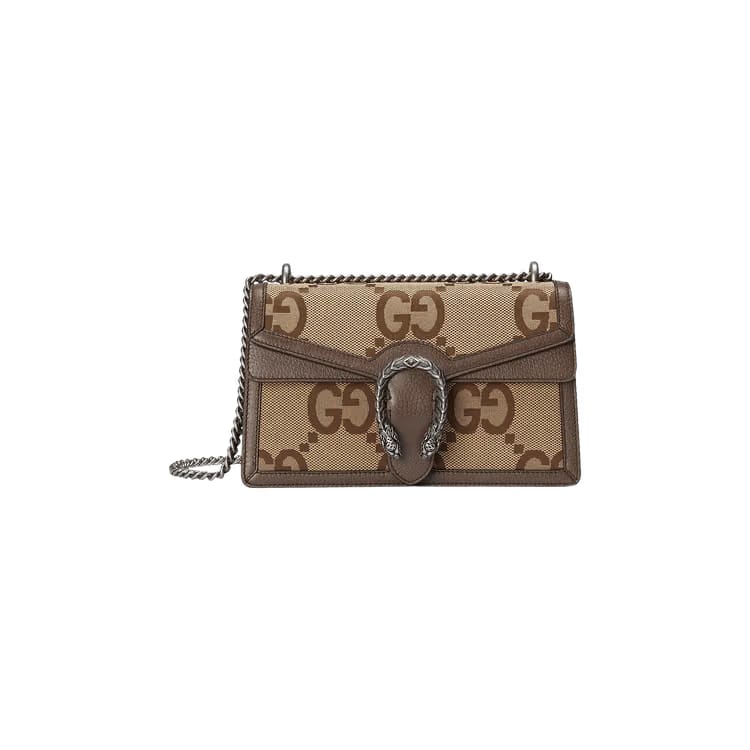 Gucci Dionysus Small Shoulder Bag Camel/Ebony