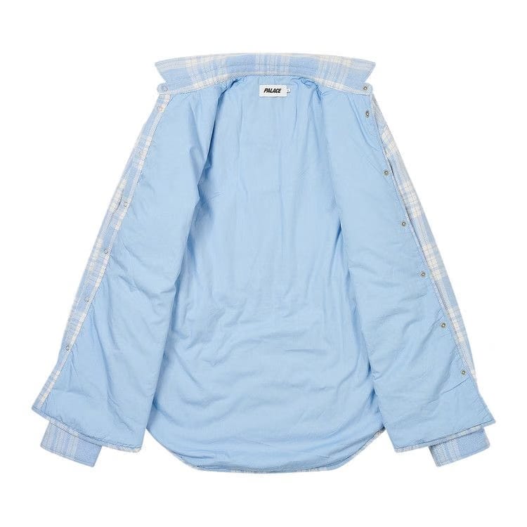 Palace Check Insulated Shirt Faint Blue