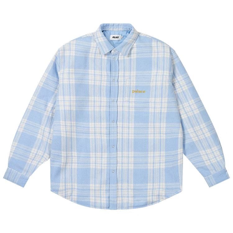 Palace Check Insulated Shirt Faint Blue