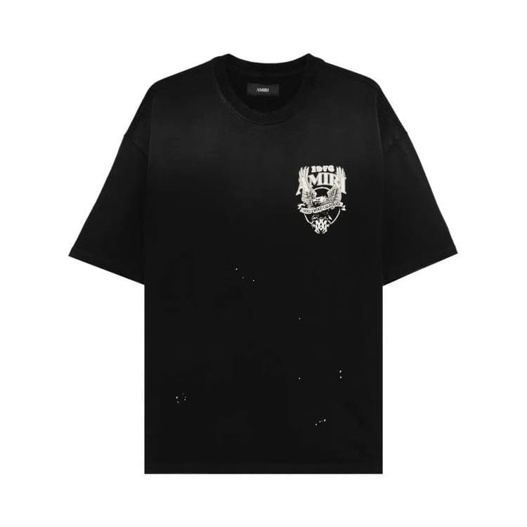 Amiri Eagle Oversized T-Shirt Black