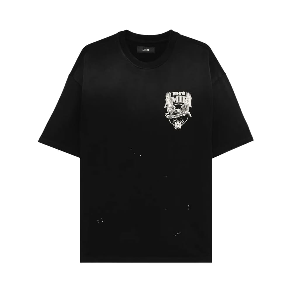 Amiri Eagle Oversized T-Shirt Black