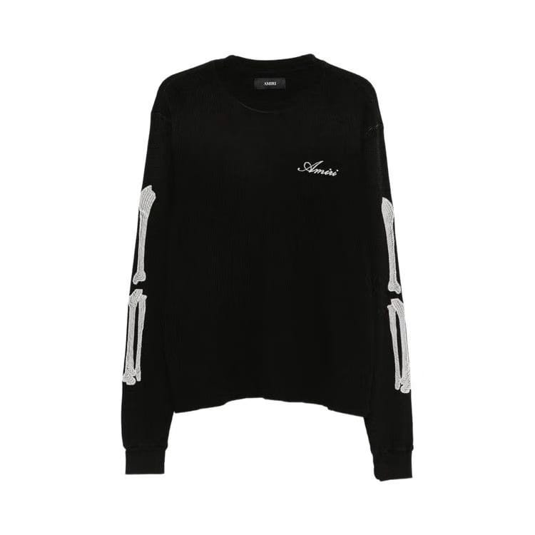 Amiri Bones Long-Sleeve T-Shirt Black