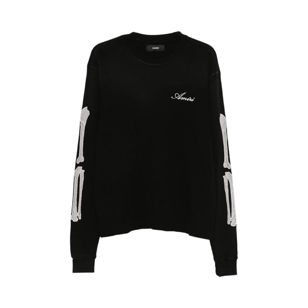 Amiri Bones Long-Sleeve T-Shirt Black