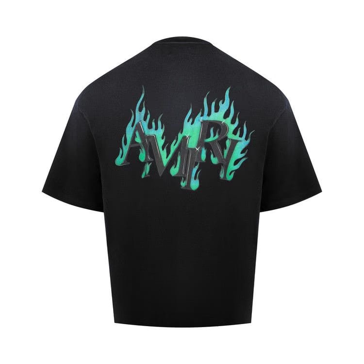 Amiri Flames T-Shirt Black