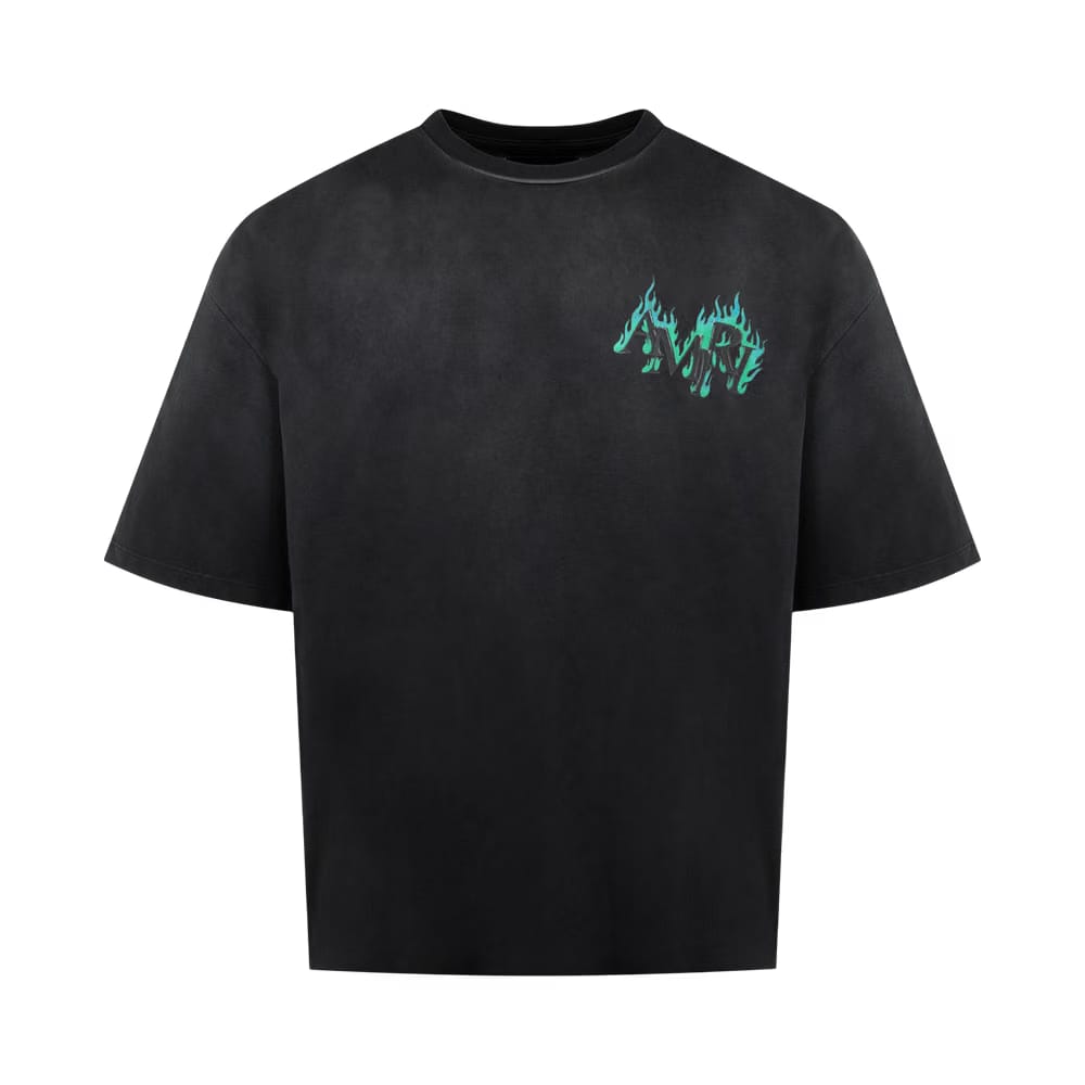 Amiri Flames T-Shirt Black