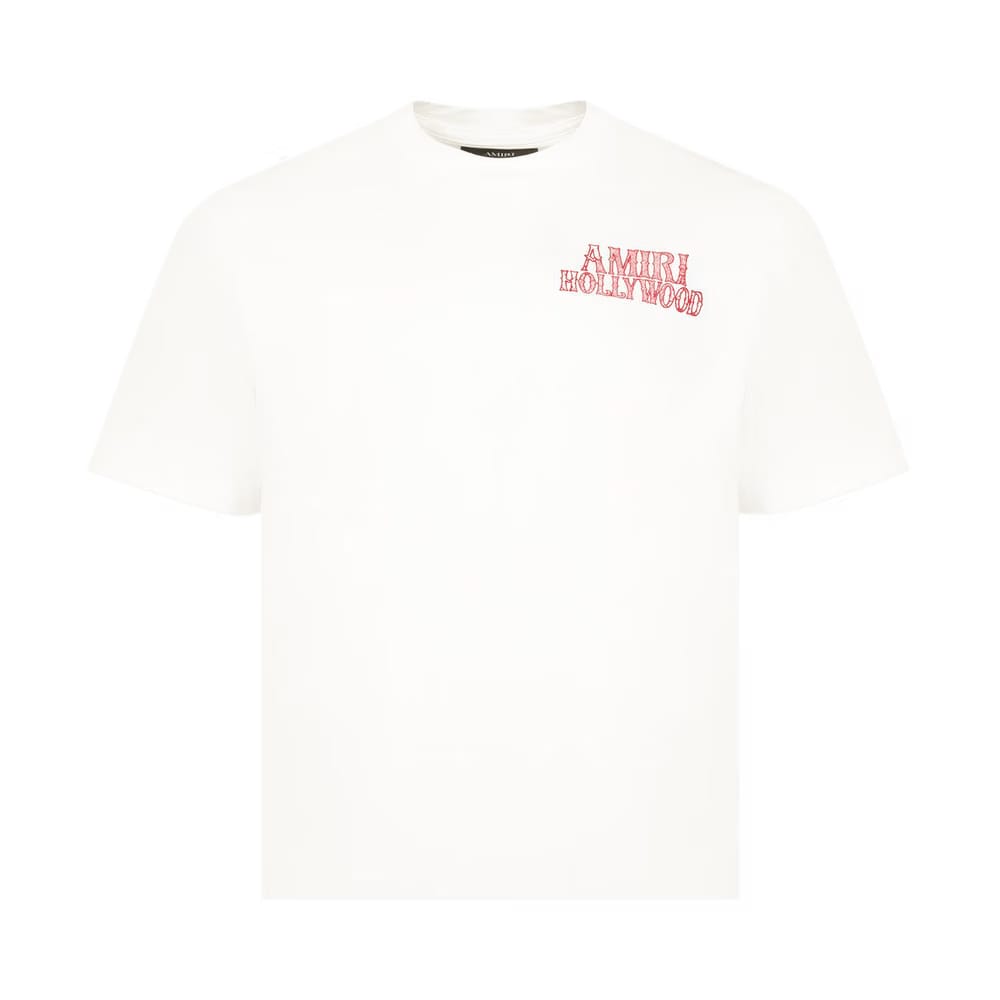Amiri Hollywood City T-Shirt Ivory