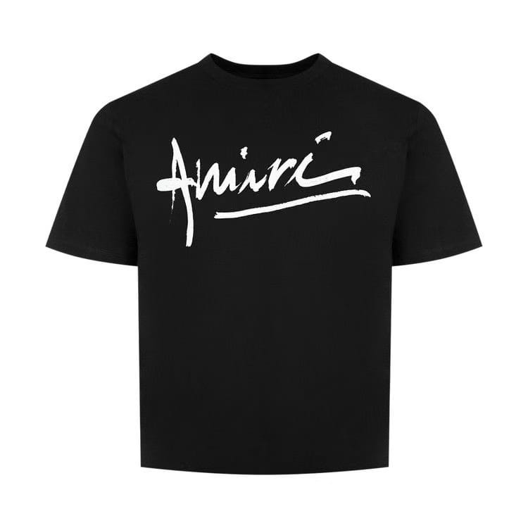 Amiri Script T-Shirt Black
