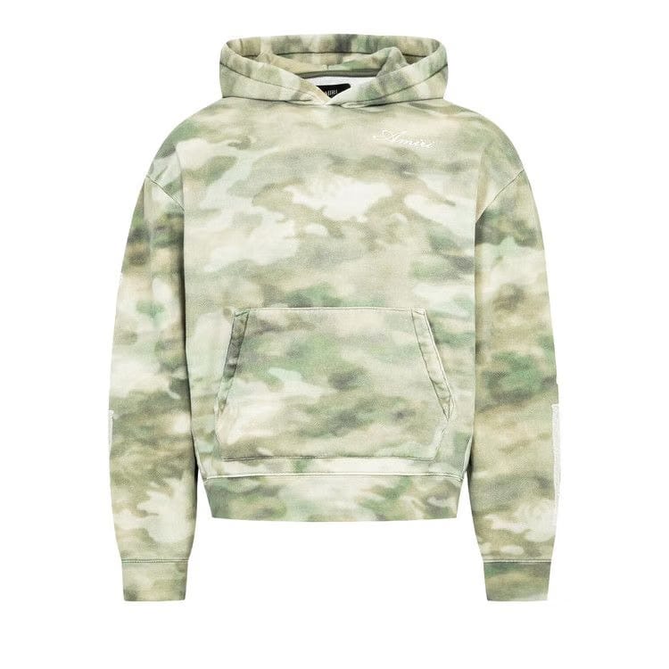 Amiri Bones Oversized Hoodie Camo