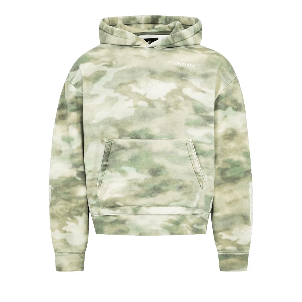 Amiri Bones Oversized Hoodie Camo
