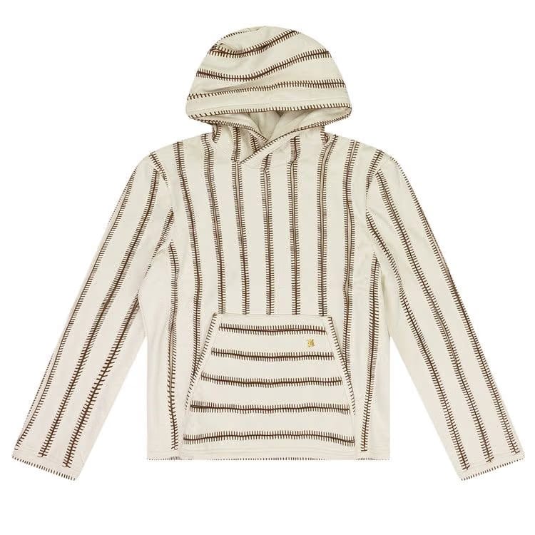 Amiri Stitch Hoodie Alabaster