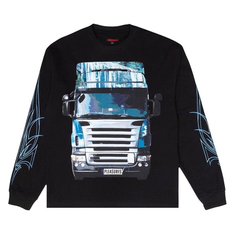Pleasures Semi Heavyweight Long-Sleeve Shirt Black