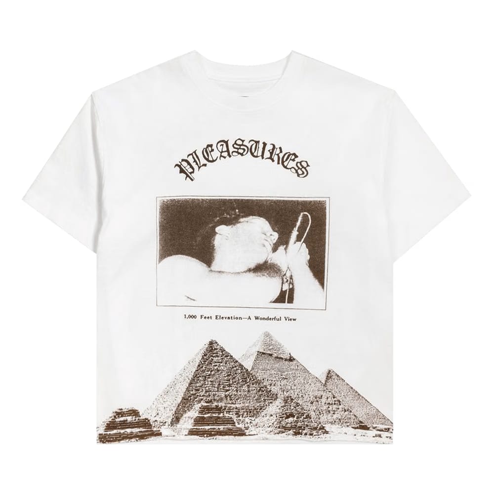 Pleasures Elevation Heavyweight Shirt White