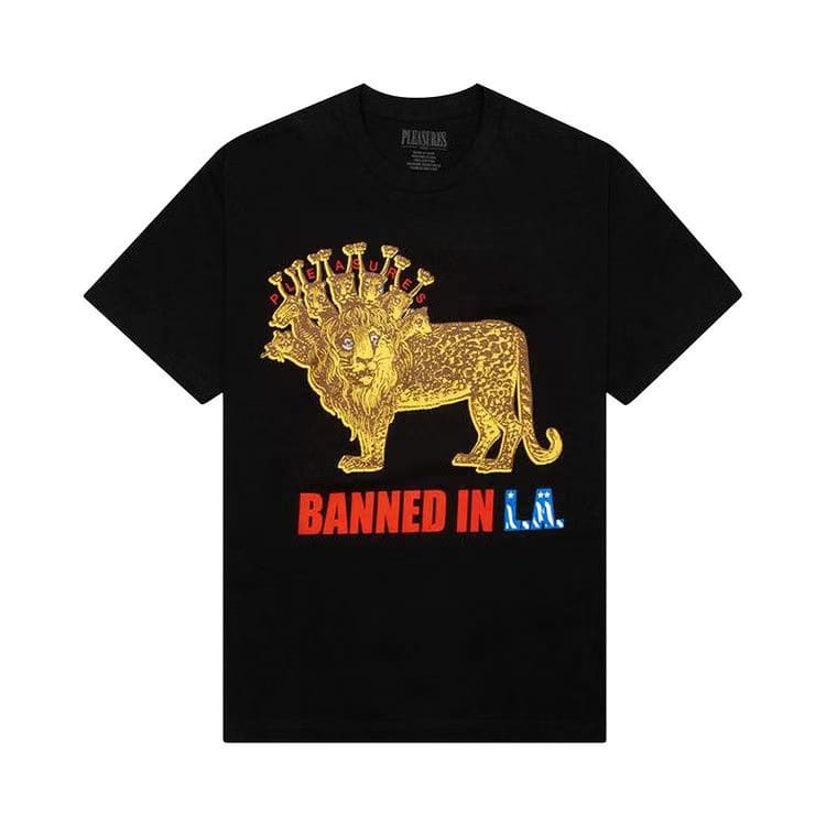 Pleasures Banned T-Shirt Black