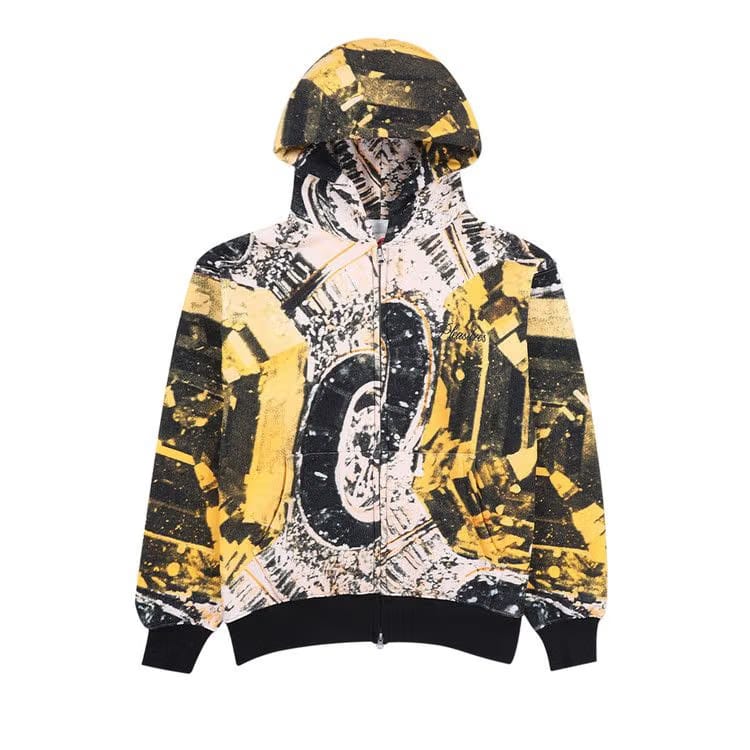 Pleasures Radiance Zip Hoodie Natural