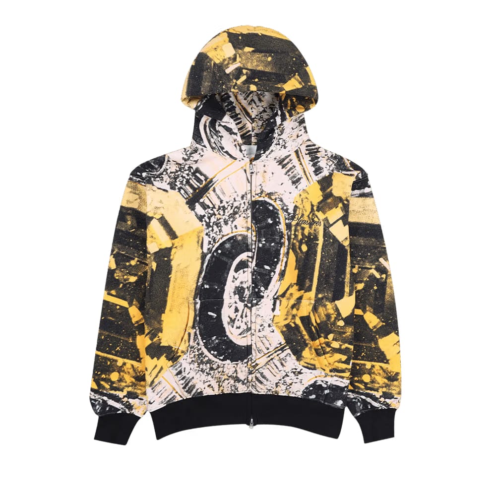 Pleasures Radiance Zip Hoodie Natural