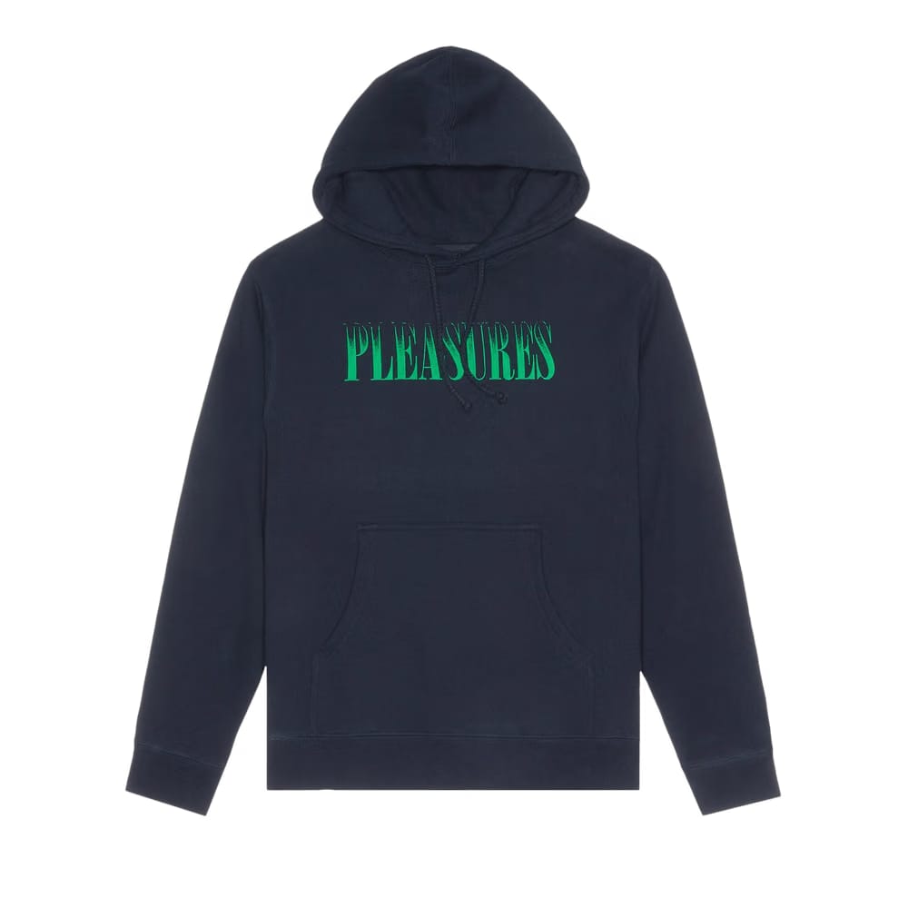 Pleasures Crumble Hoodie Navy