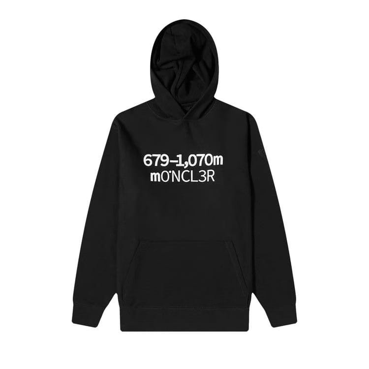 Moncler Genius Maglia Hoodie Black