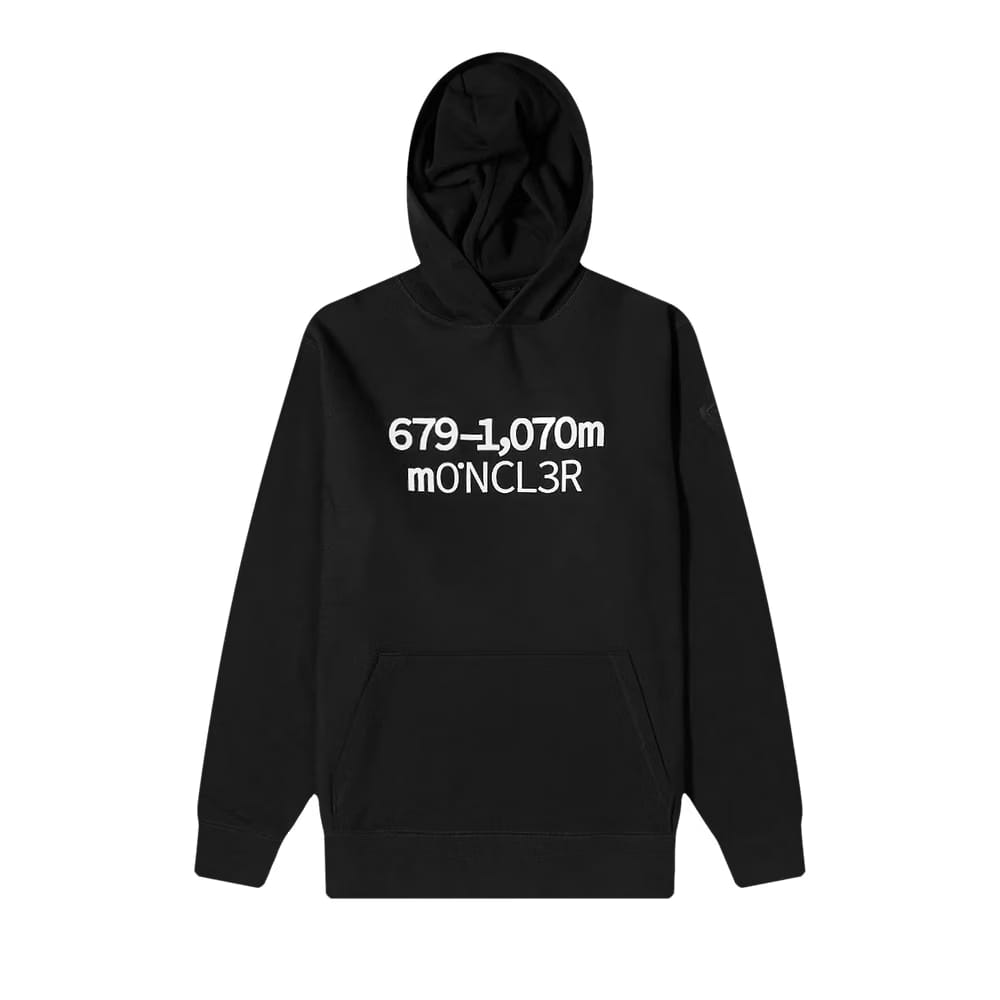Moncler Genius Maglia Hoodie Black